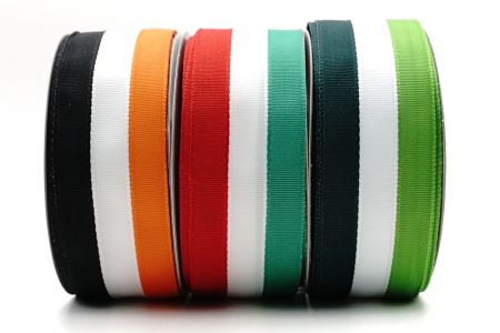 Tri-color Striped Patriotic Ribbon - Tri-color Striped Patriotic Ribbon